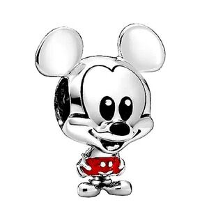 Sterling Silver Mickey Mouse Charm Bracelet